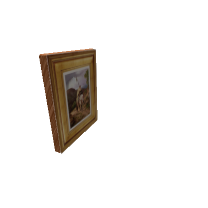 Aged Crusader Painting