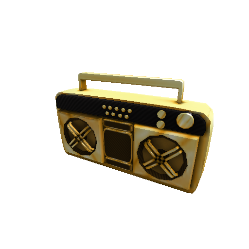 Golden Super Fly Boombox